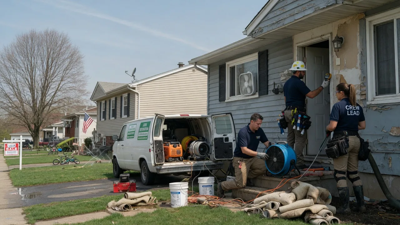 Flood Cleanup in Walcott, IA near me