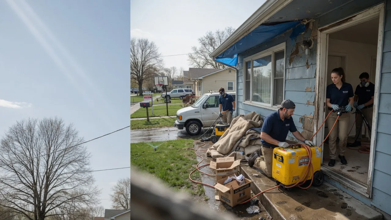 Basement Flood Cleanup in Walcott, IA near me